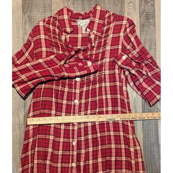 Jonathan Martin Colorful Plaid‎ Country Home Long Sleeve Button Size 7/8 Western - Picture 5 of 11